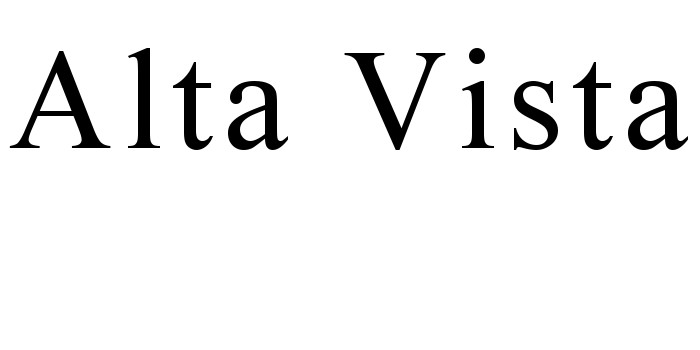 Hallmark Floors, Alta Vista Collection Logo
