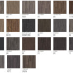 Kahrs Floors, Wood Look Vinyl, Dark Hue Color Samples