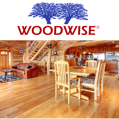 Woodwise Hardwood Flooring Products Logo & Product Image