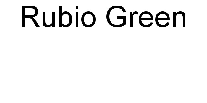 Rubio Green Logo