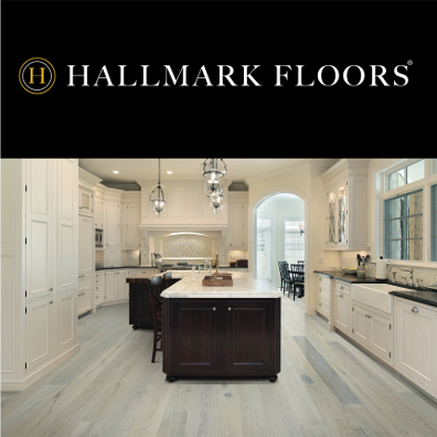 Hallmark Hardwood Floors Logo and Floor Image
