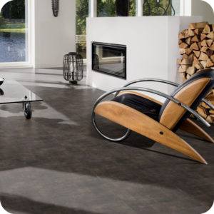 Kahrs, Stone Look, Changla, Luxury Vinyl Flooring in a modern designed living room