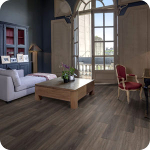 Kahrs, Wood Look, Tongass, Luxury Vinyl Flooring in a residential living room
