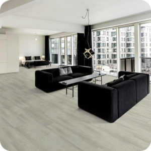 Kahrs, Wood Look, Yukon, Luxury Vinyl Flooring in an open floor plan loft condo
