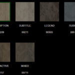 Fusion Commercial Carpet Tiles, Closed Caption Color Samples