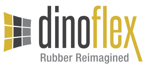 dinoflex Rubber Reimagined-Recycled Rubber Flooring Logo